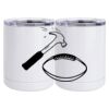 10 oz. White Stainless Steel Short Tumbler Thumbnail