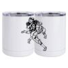 10 oz. White Stainless Steel Short Tumbler Thumbnail