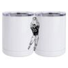 10 oz. White Stainless Steel Short Tumbler Thumbnail