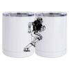 10 oz. White Stainless Steel Short Tumbler Thumbnail