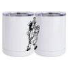 10 oz. White Stainless Steel Short Tumbler Thumbnail
