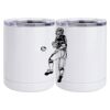 10 oz. White Stainless Steel Short Tumbler Thumbnail