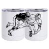 10 oz. White Stainless Steel Short Tumbler Thumbnail