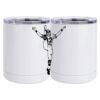 10 oz. White Stainless Steel Short Tumbler Thumbnail