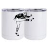 10 oz. White Stainless Steel Short Tumbler Thumbnail