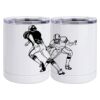 10 oz. White Stainless Steel Short Tumbler Thumbnail