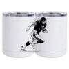 10 oz. White Stainless Steel Short Tumbler Thumbnail