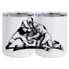 10 oz. White Stainless Steel Short Tumbler Thumbnail