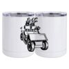 10 oz. White Stainless Steel Short Tumbler Thumbnail