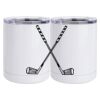 10 oz. White Stainless Steel Short Tumbler Thumbnail