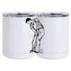 10 oz. White Stainless Steel Short Tumbler Thumbnail