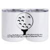 10 oz. White Stainless Steel Short Tumbler Thumbnail