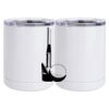 10 oz. White Stainless Steel Short Tumbler Thumbnail