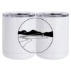 10 oz. White Stainless Steel Short Tumbler Thumbnail