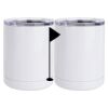 10 oz. White Stainless Steel Short Tumbler Thumbnail