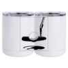 10 oz. White Stainless Steel Short Tumbler Thumbnail