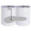 10 oz. White Stainless Steel Short Tumbler Thumbnail
