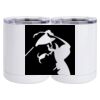 10 oz. White Stainless Steel Short Tumbler Thumbnail