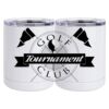 10 oz. White Stainless Steel Short Tumbler Thumbnail