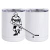 10 oz. White Stainless Steel Short Tumbler Thumbnail