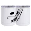 10 oz. White Stainless Steel Short Tumbler Thumbnail