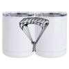 10 oz. White Stainless Steel Short Tumbler Thumbnail