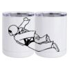 10 oz. White Stainless Steel Short Tumbler Thumbnail