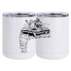 10 oz. White Stainless Steel Short Tumbler Thumbnail