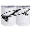 10 oz. White Stainless Steel Short Tumbler Thumbnail
