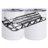 10 oz. White Stainless Steel Short Tumbler Thumbnail