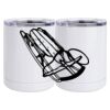 10 oz. White Stainless Steel Short Tumbler Thumbnail