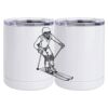 10 oz. White Stainless Steel Short Tumbler Thumbnail