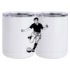 10 oz. White Stainless Steel Short Tumbler Thumbnail