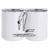 10 oz. White Stainless Steel Short Tumbler Thumbnail