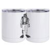 10 oz. White Stainless Steel Short Tumbler Thumbnail