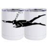 10 oz. White Stainless Steel Short Tumbler Thumbnail
