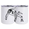 10 oz. White Stainless Steel Short Tumbler Thumbnail