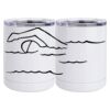 10 oz. White Stainless Steel Short Tumbler Thumbnail
