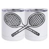 10 oz. White Stainless Steel Short Tumbler Thumbnail