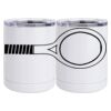 10 oz. White Stainless Steel Short Tumbler Thumbnail
