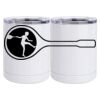 10 oz. White Stainless Steel Short Tumbler Thumbnail