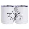 10 oz. White Stainless Steel Short Tumbler Thumbnail
