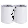 10 oz. White Stainless Steel Short Tumbler Thumbnail