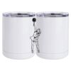 10 oz. White Stainless Steel Short Tumbler Thumbnail