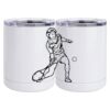 10 oz. White Stainless Steel Short Tumbler Thumbnail