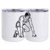 10 oz. White Stainless Steel Short Tumbler Thumbnail