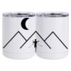 10 oz. White Stainless Steel Short Tumbler Thumbnail