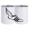 10 oz. White Stainless Steel Short Tumbler Thumbnail