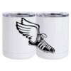 10 oz. White Stainless Steel Short Tumbler Thumbnail