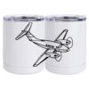 10 oz. White Stainless Steel Short Tumbler Thumbnail